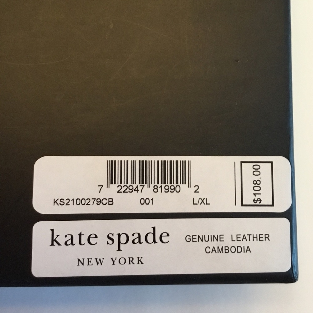 NWT Kate Spade Leather Belt Bag Black Bow
Size: L/XL - Picture 10 of 11